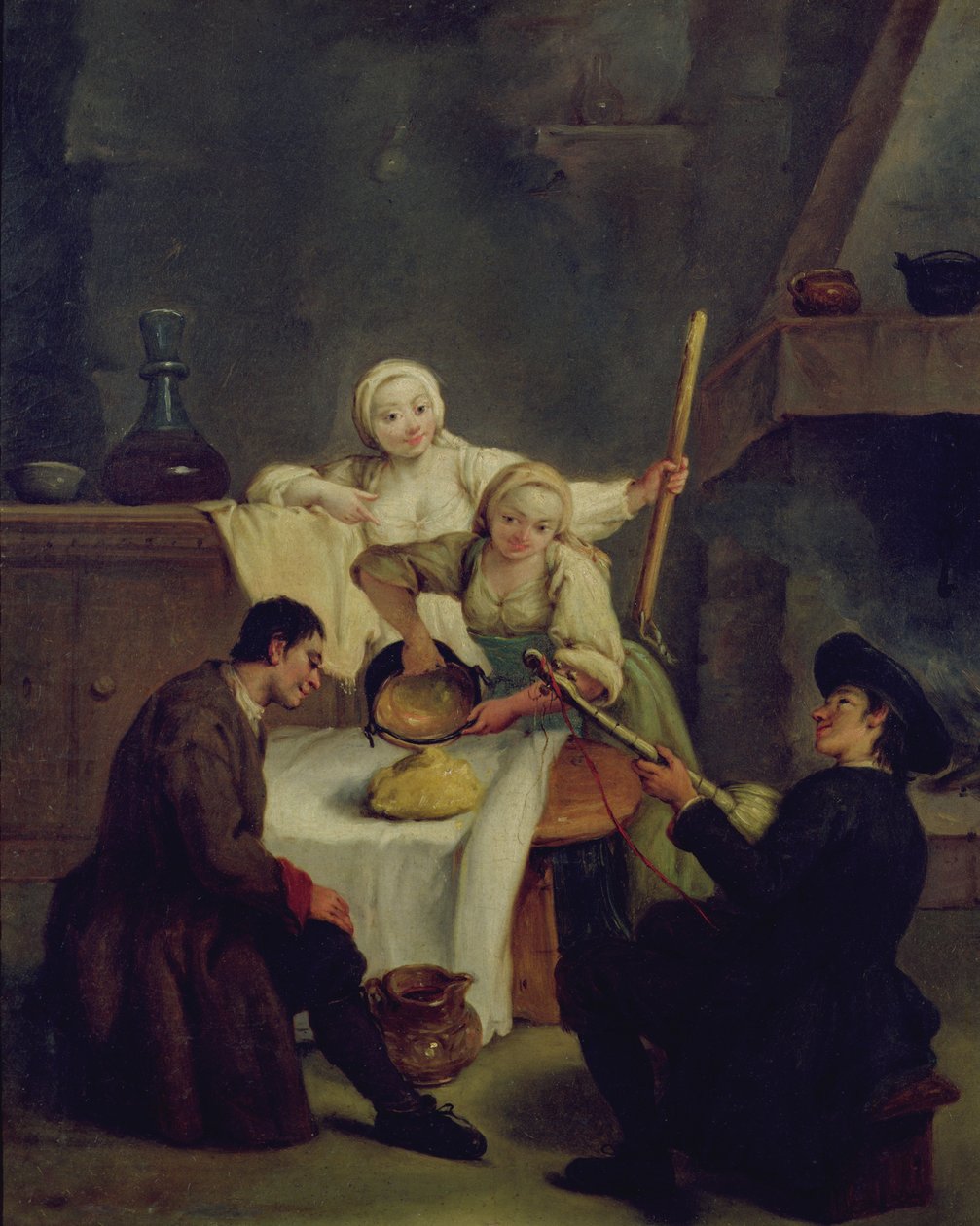 Polentan valmistelu tekijältä Pietro Longhi