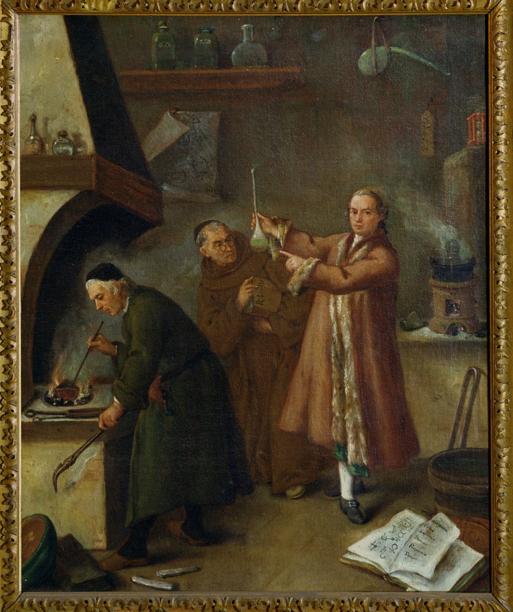 Alkemistit, n. 1757 tekijältä Pietro Longhi