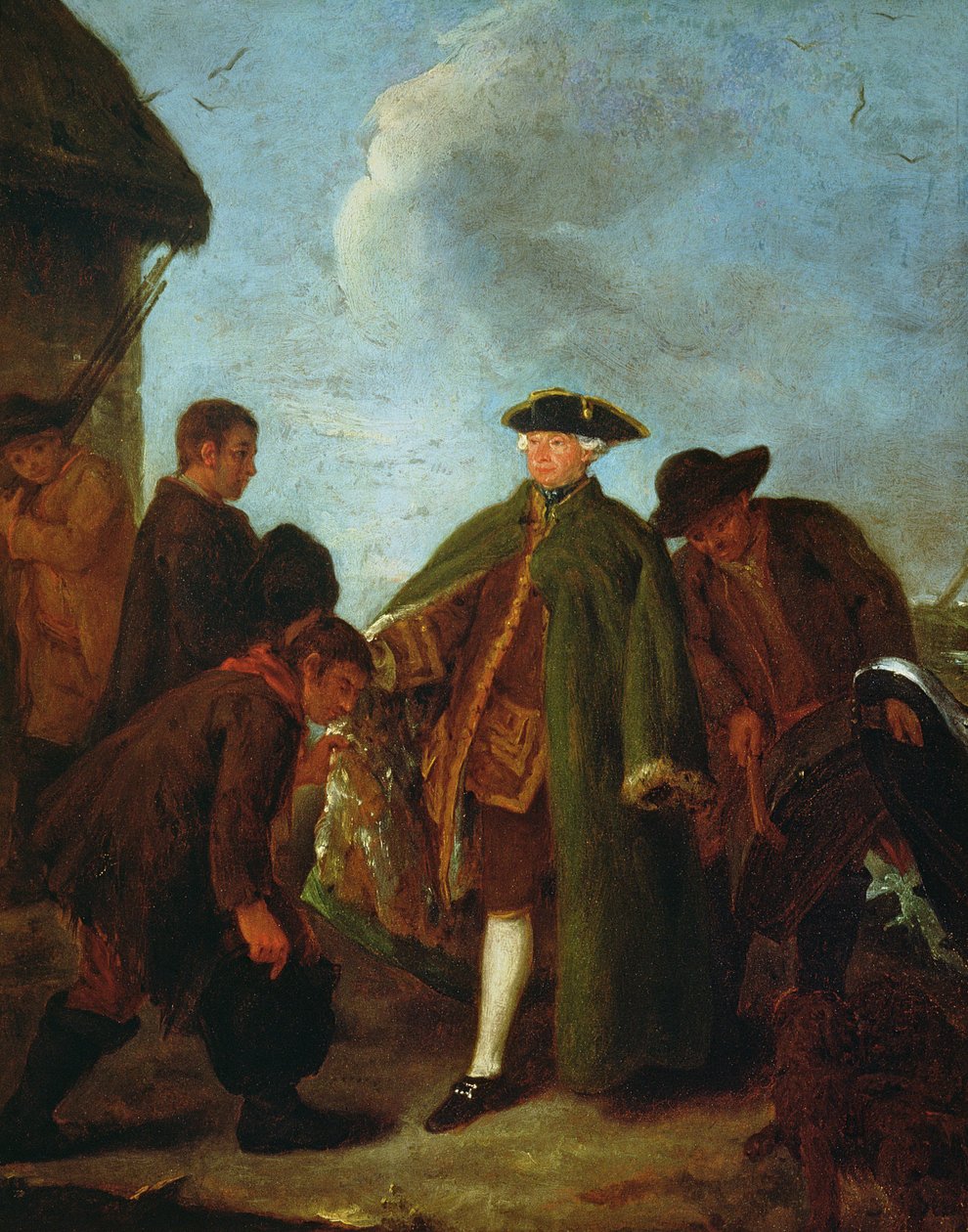 Aatelismiehen saapuminen tekijältä Pietro Longhi