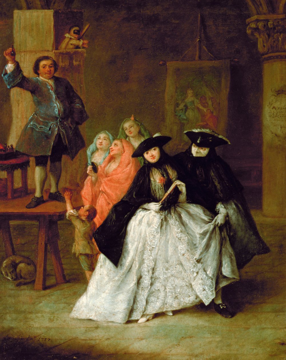 Charlatan, 1757 tekijältä Pietro Longhi