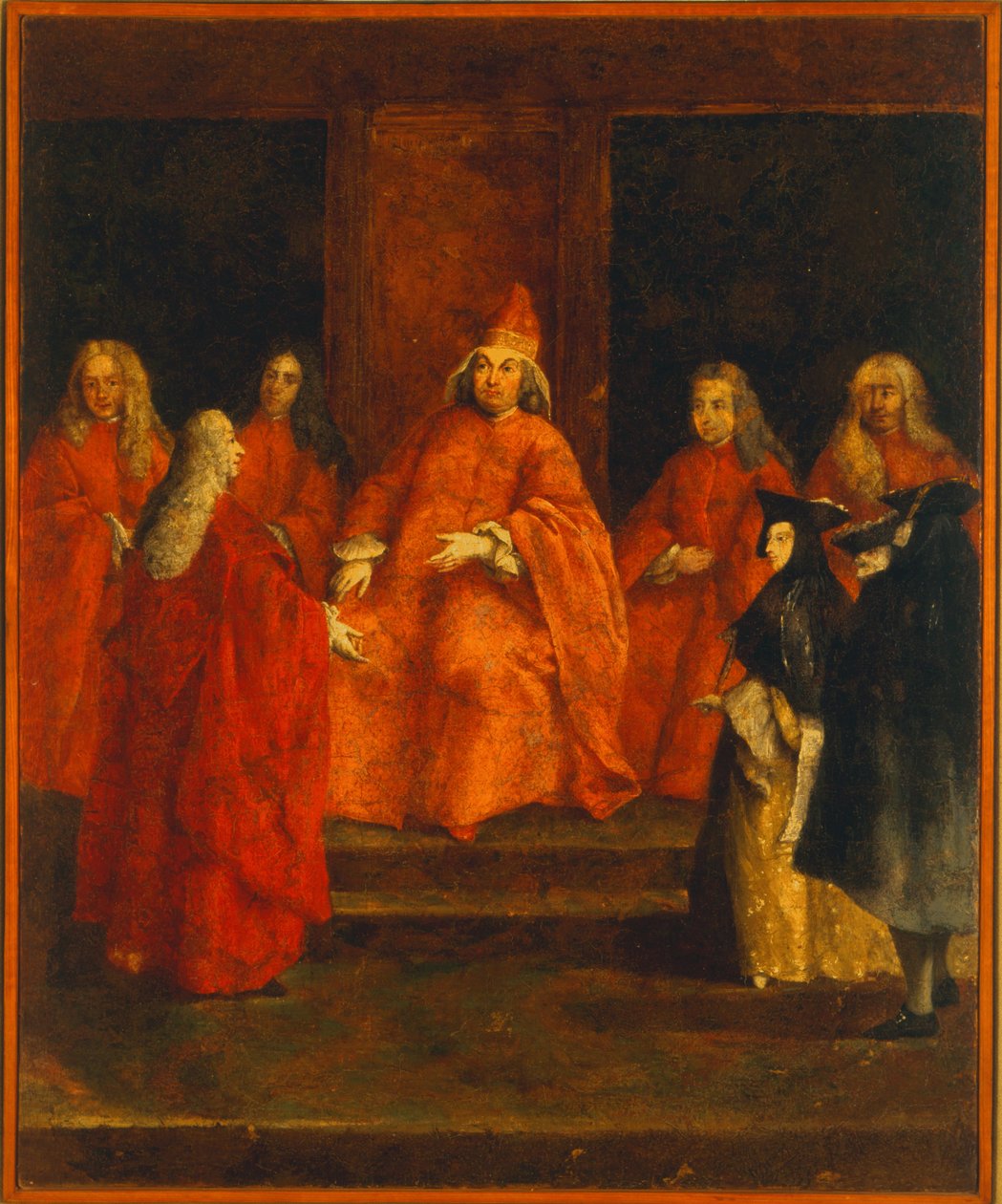 Doge Grimani valtaistuimellaan tekijältä Pietro Longhi