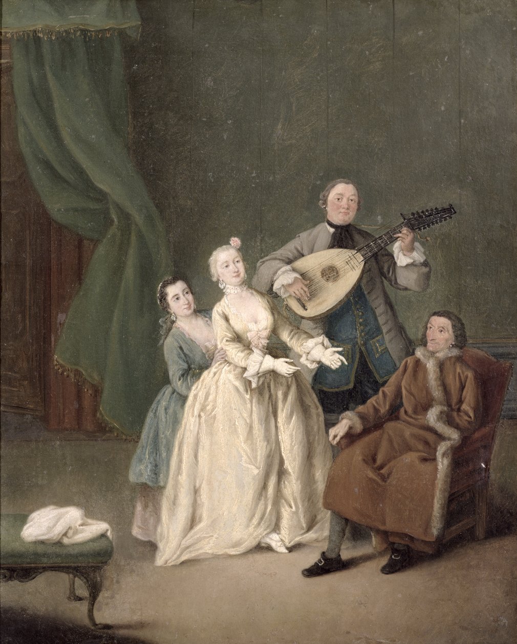 Perhekonsertti, n. 1750 tekijältä Pietro Longhi