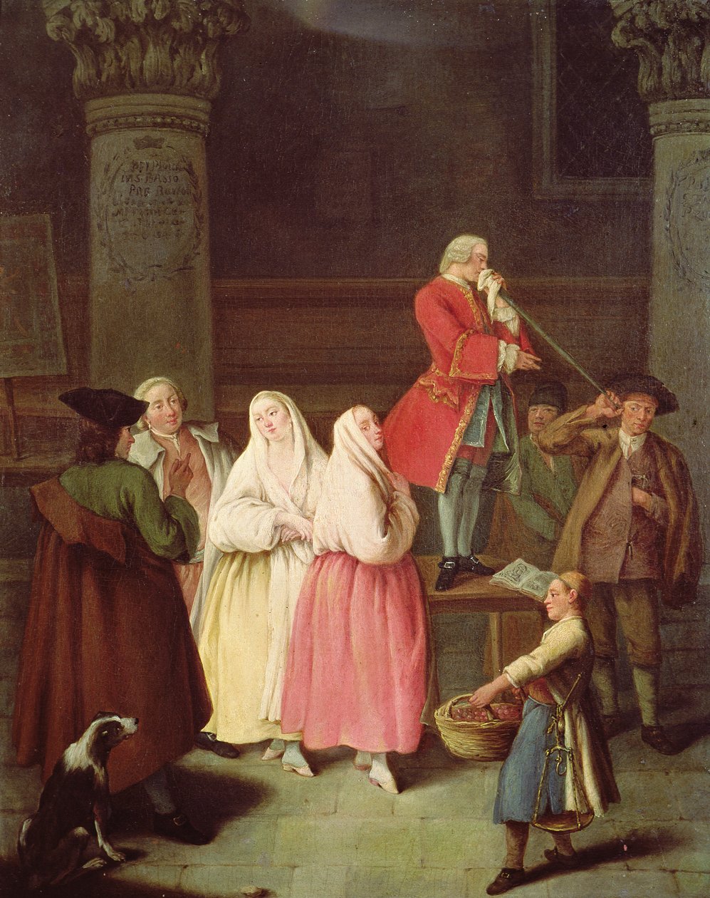 Ennustaja, 1752 tekijältä Pietro Longhi