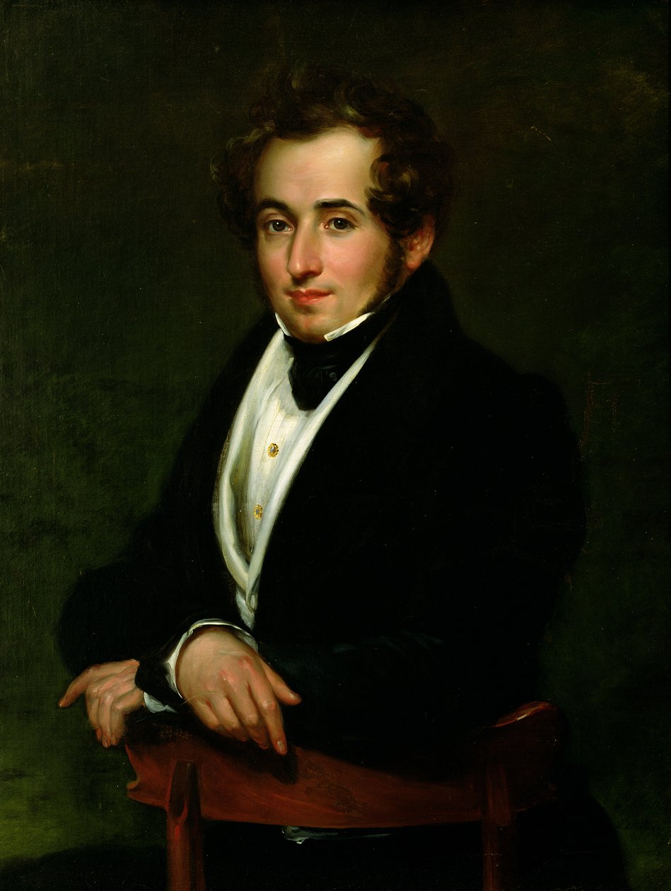 Vincenzo Bellinin (1801-35) muotokuva tekijältä Pietro Lucchini
