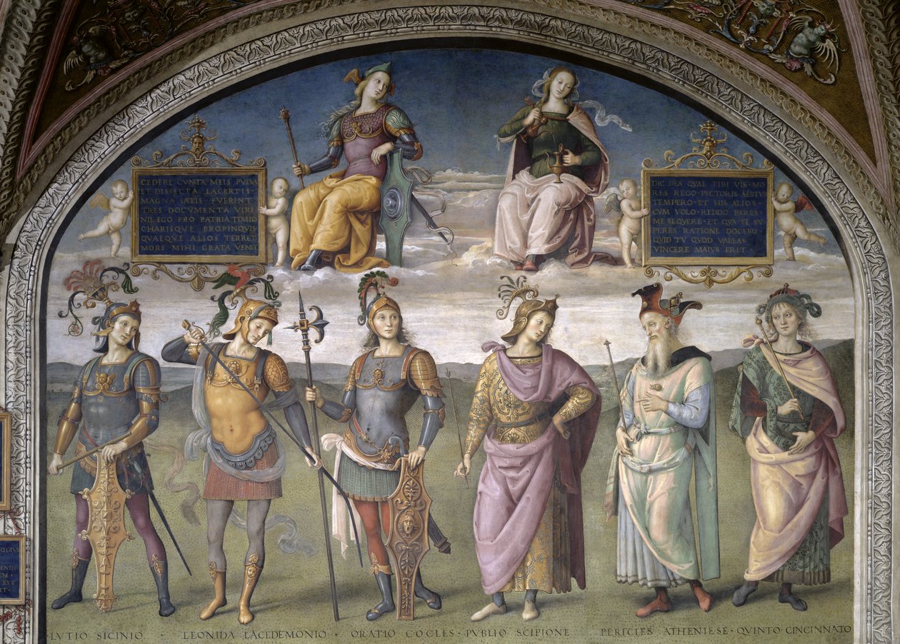 Lunette of Fortune and Temperance, Sala dell