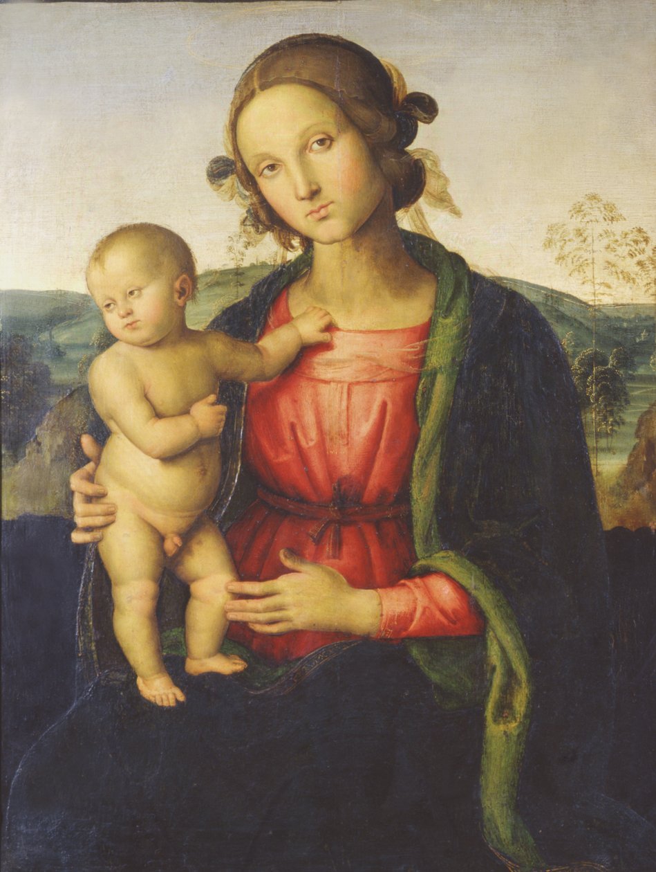 Madonna ja lapsi tekijältä Pietro Perugino