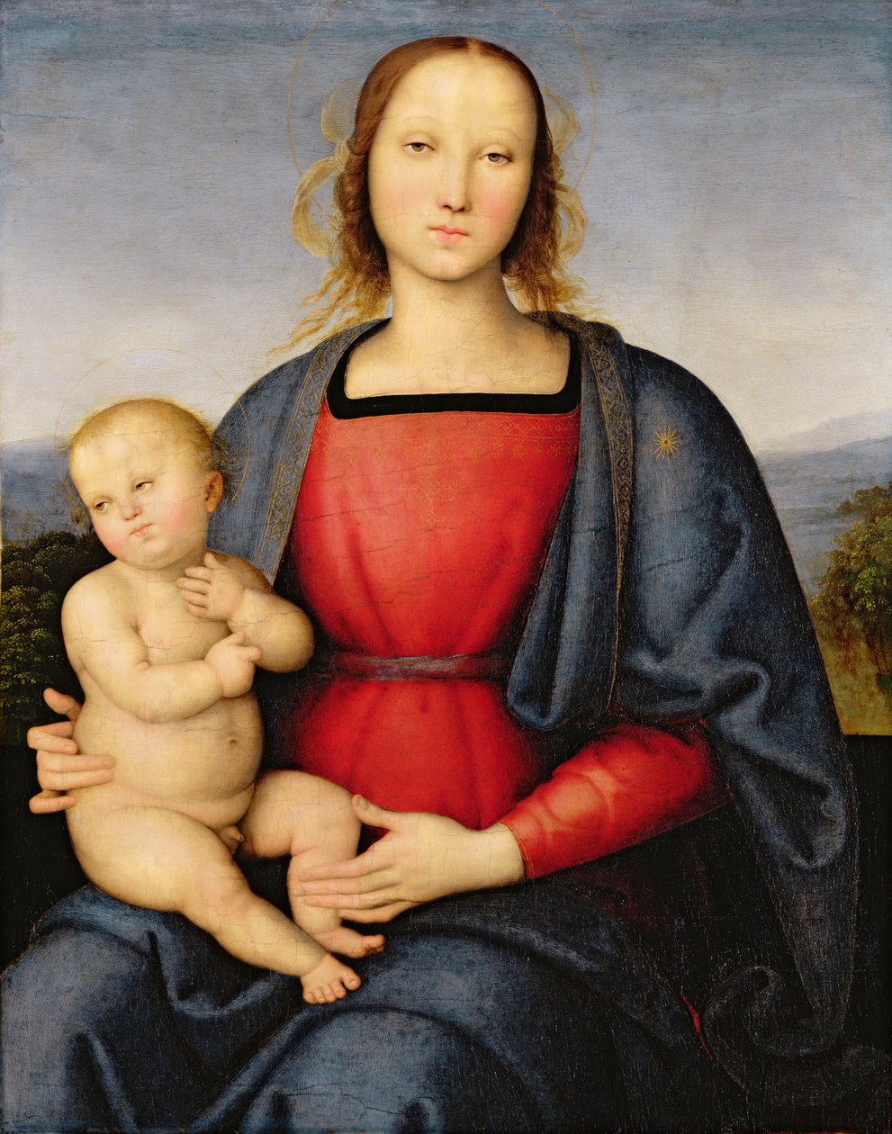 Huonekalut ja erilaiset esineet 1100- ja 1300-luvuilta tekijältä Pietro Perugino