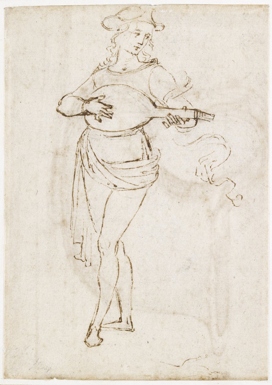 Rekto: Luuttusoitin, WA1846.6 tekijältä Pietro Perugino