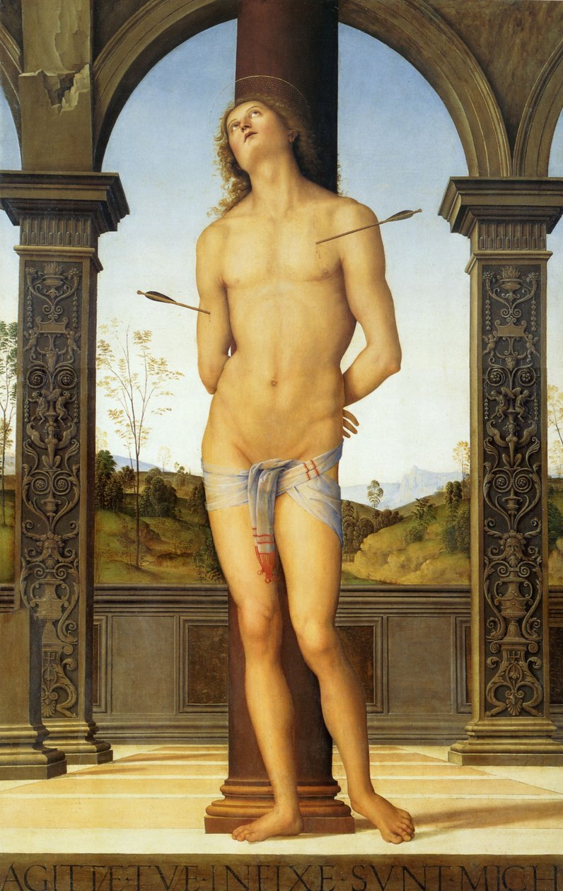 San Sebastiano tekijältä Pietro Perugino