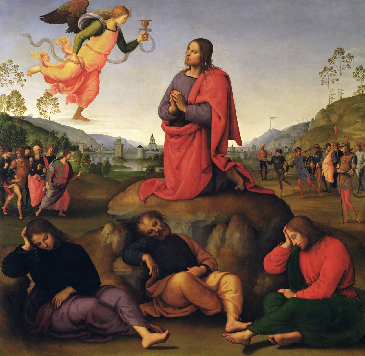 Agony in the Garden, 1492 tekijältä Pietro Perugino
