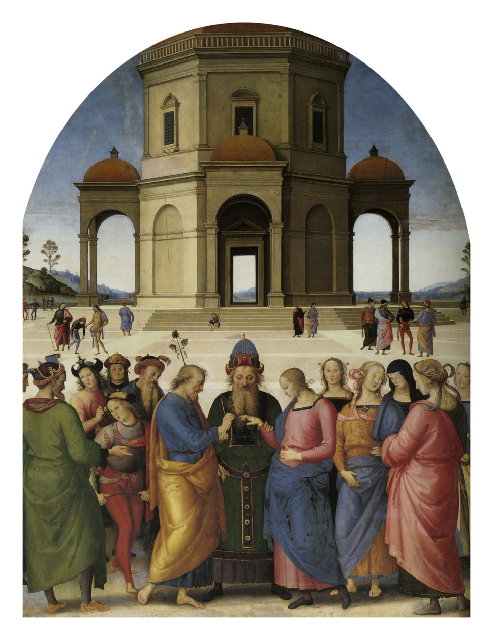Neitsyt avioliitto tekijältä Pietro Perugino