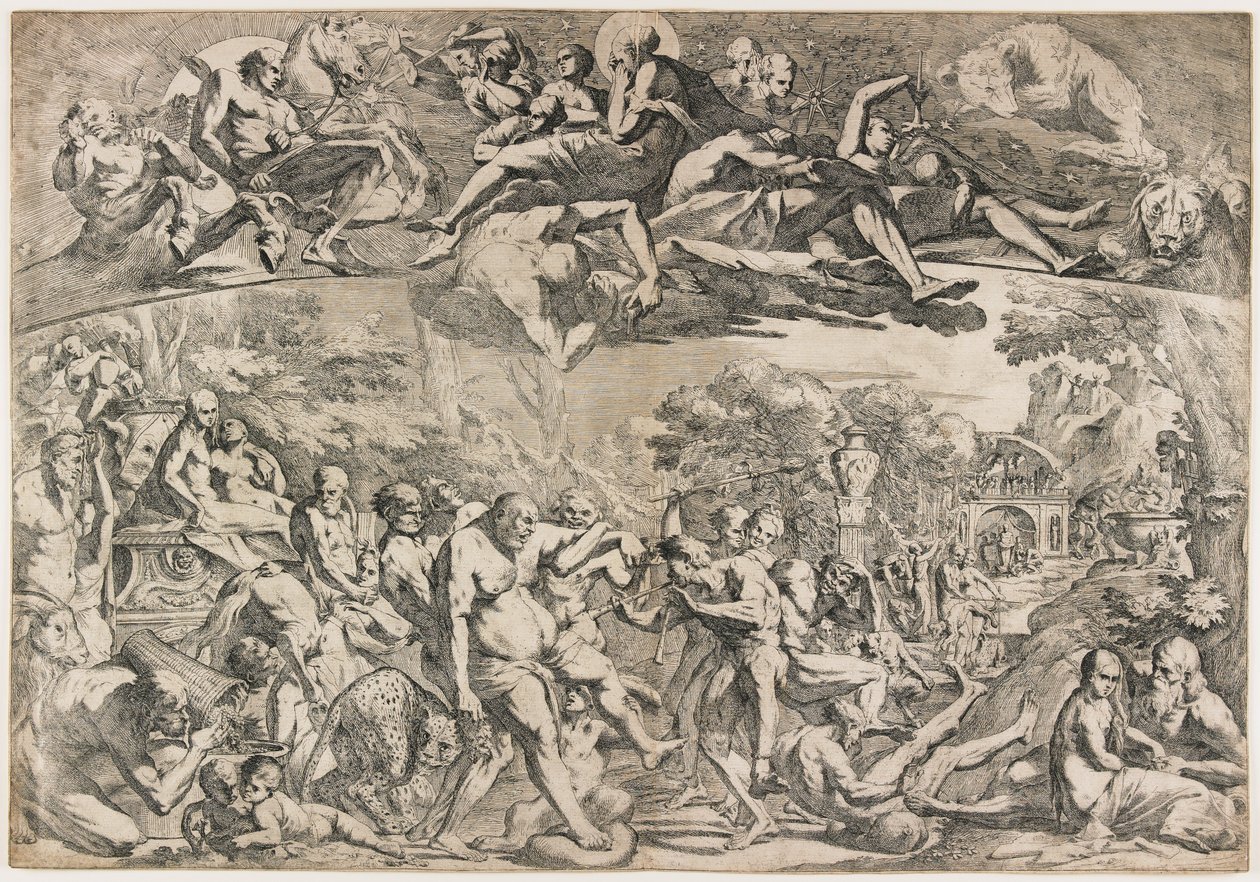 Syksyn allegoria, n. 1642-1644 tekijältä Pietro Testa