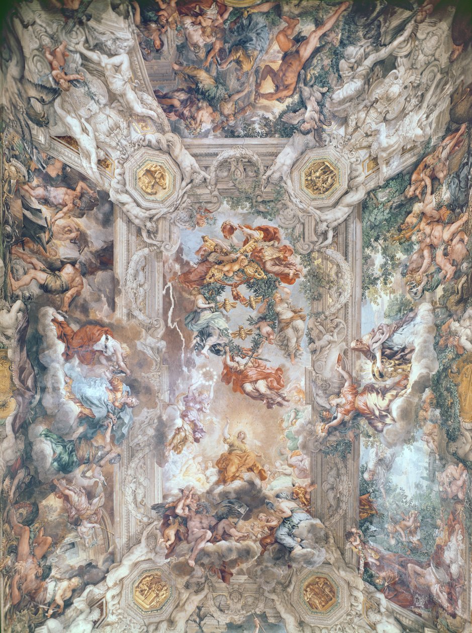Jumalaisen kaitselmuksen voitto tekijältä Pietro da Cortona