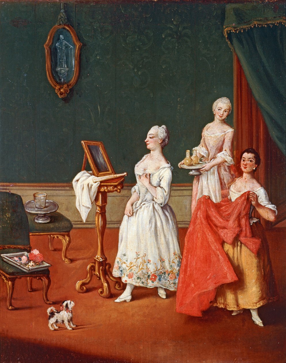 WC ... (öljy kankaalle) tekijältä Pietro (circle of) Longhi