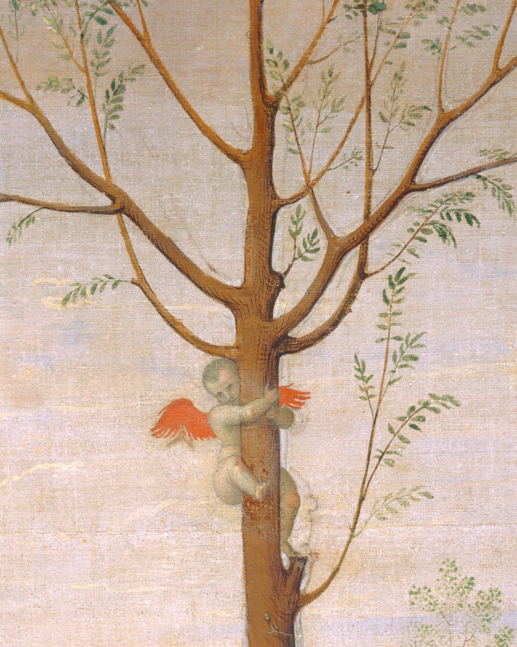 Rakkauden ja siveyden välinen taistelu ... tekijältä Pietro (studio of) Perugino