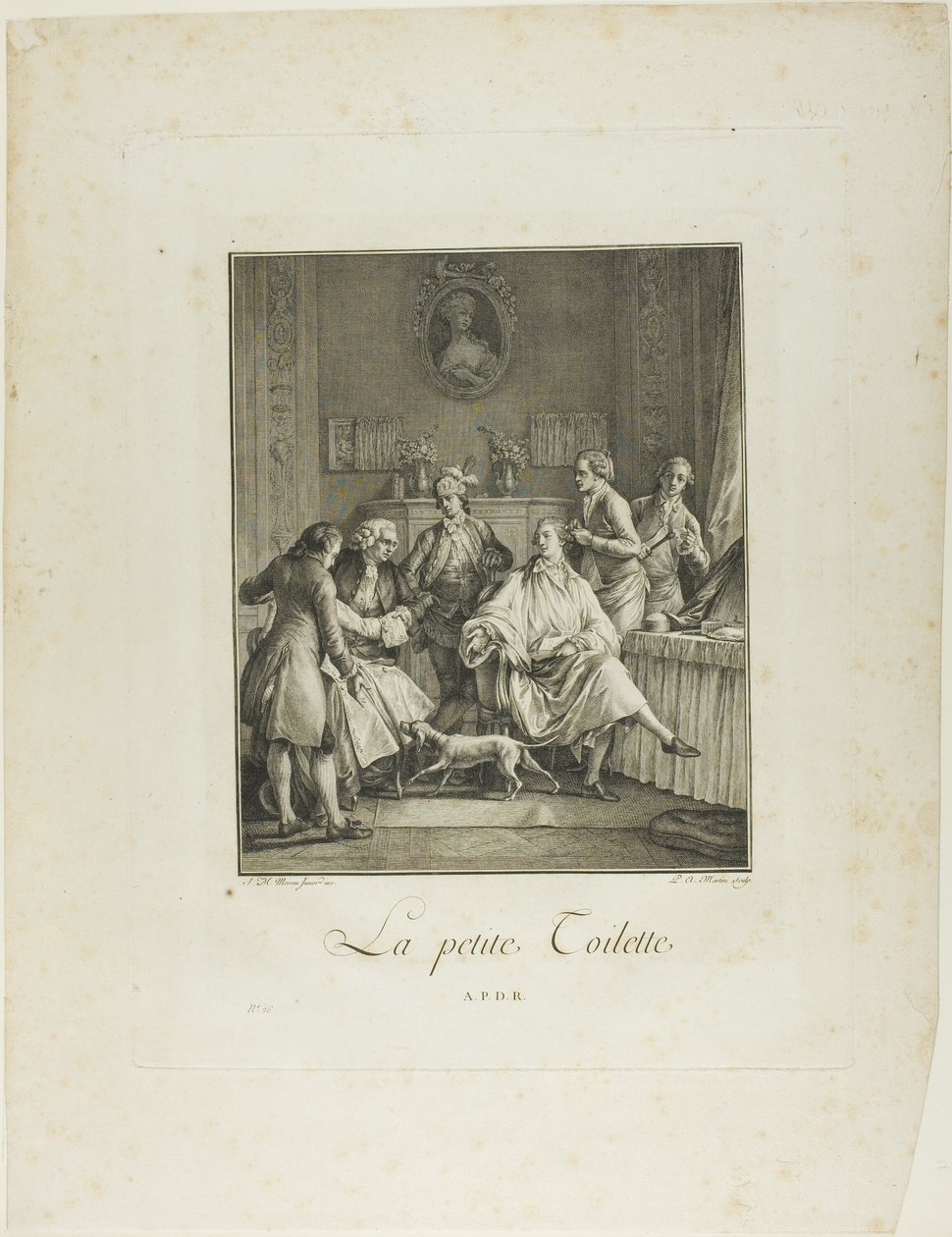 Pieni WC, Monument du Costume Physique et Morale de la fin du XVIIIe siècle tekijältä Pietro Antonio Martini