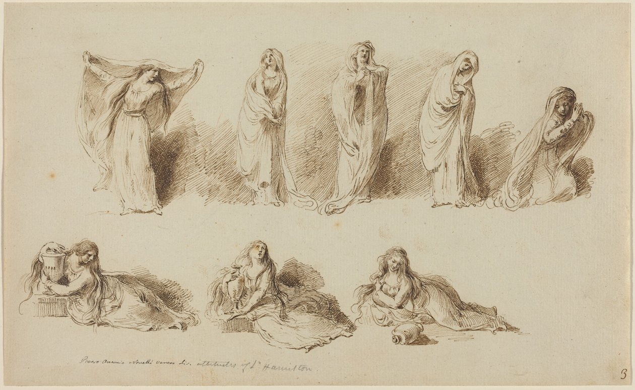 Lady Hamiltonin asenteet tekijältä Pietro Antonio Novelli