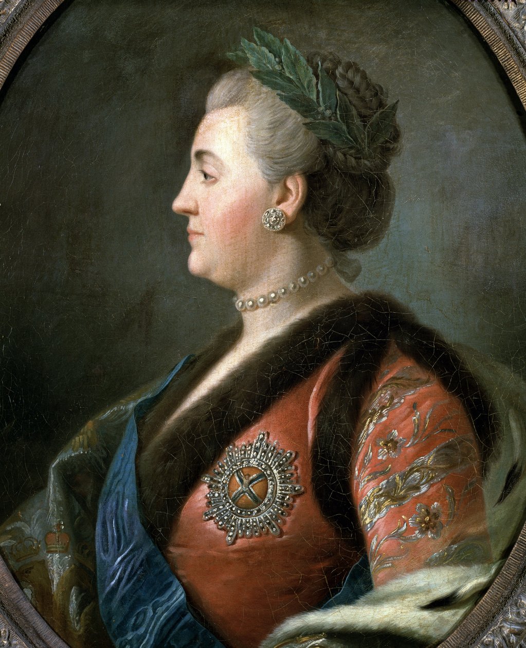 Muotokuva Katariina II Suuresta, Venäjän keisarinnasta (maalaus tekijältä Pietro Antonio Rotari