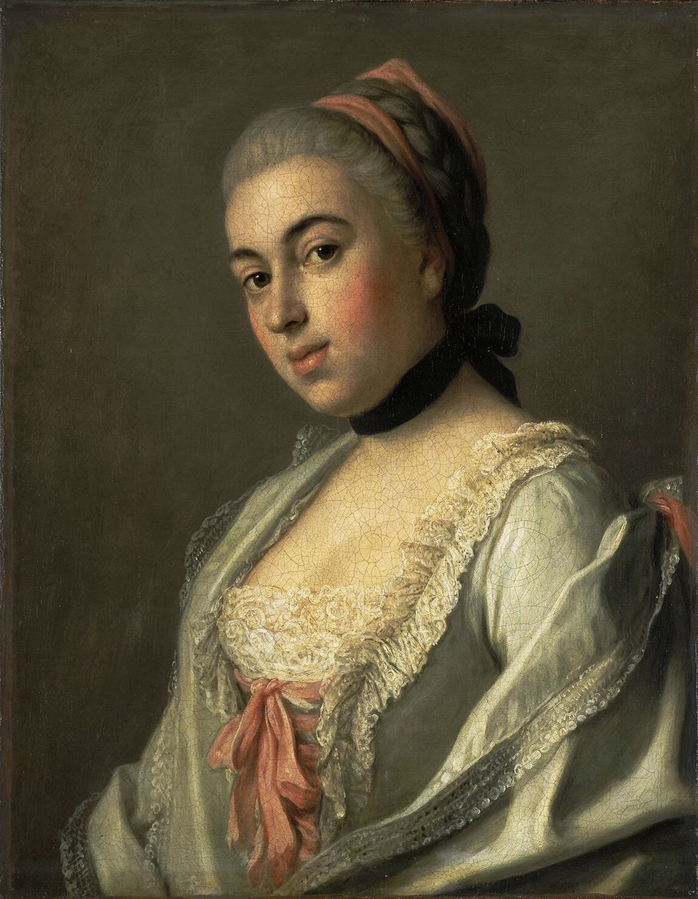Kreivitär Anna Vorontsovan muotokuva, n. 1760 tekijältä Pietro Antonio Rotari