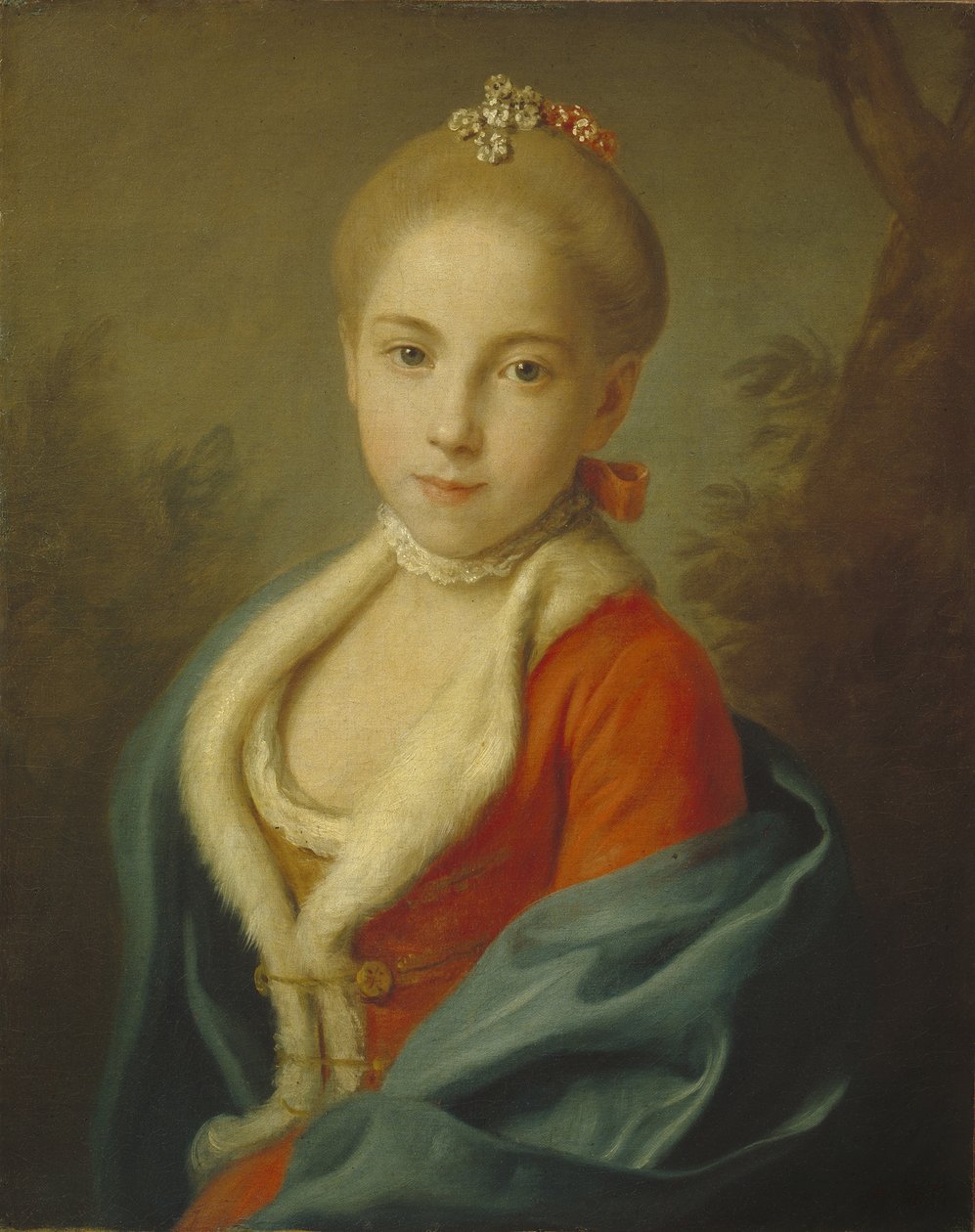 Prinsessa Katariina Holstein-Beckin muotokuva 1750-1811, 1760-1762 tekijältä Pietro Antonio Rotari