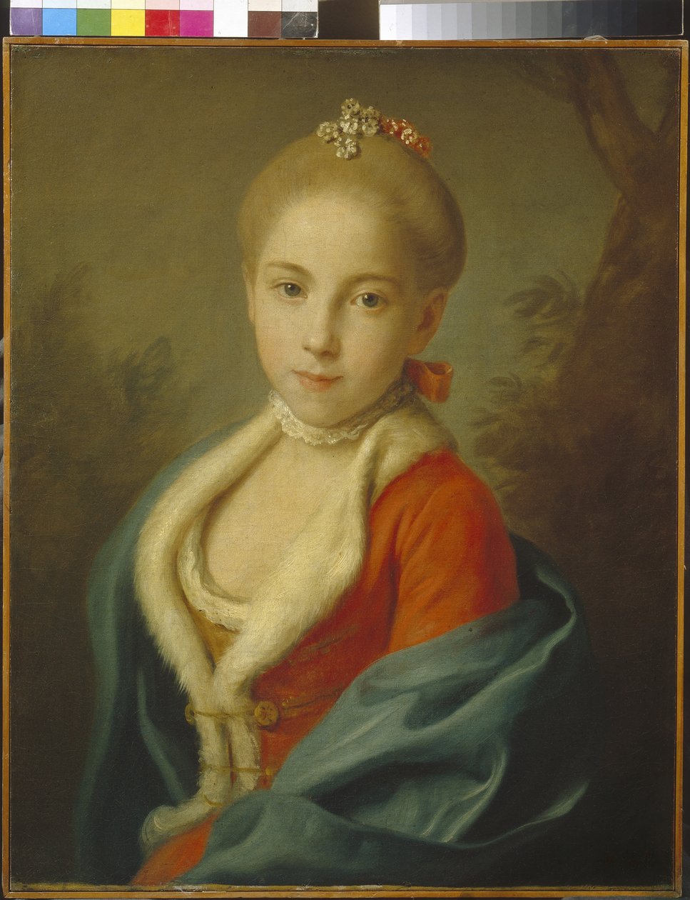 Prinsessa Katariina Holstein-Beckin muotokuva, 1760-62 tekijältä Pietro Antonio Rotari