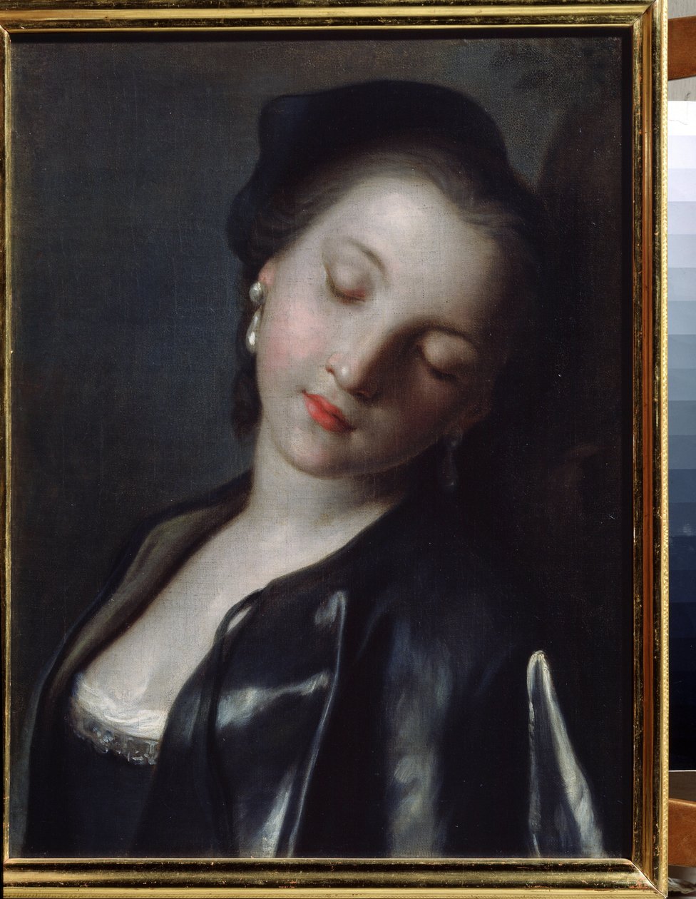 Nukkuva nuori nainen tekijältä Pietro Antonio Rotari