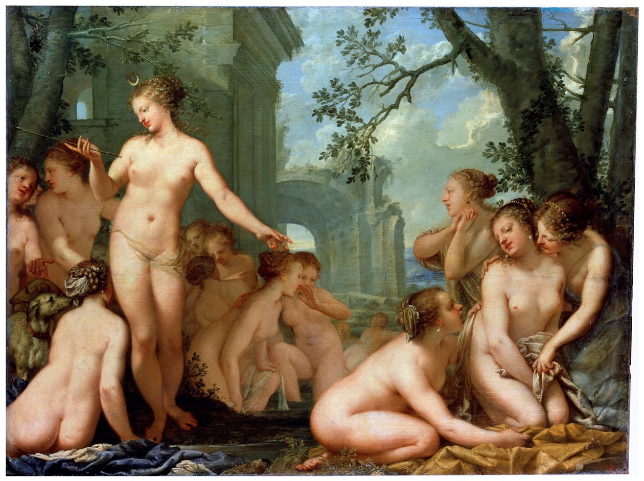 Diana ja Callisto, 1600-luku tekijältä Pietro Liberi