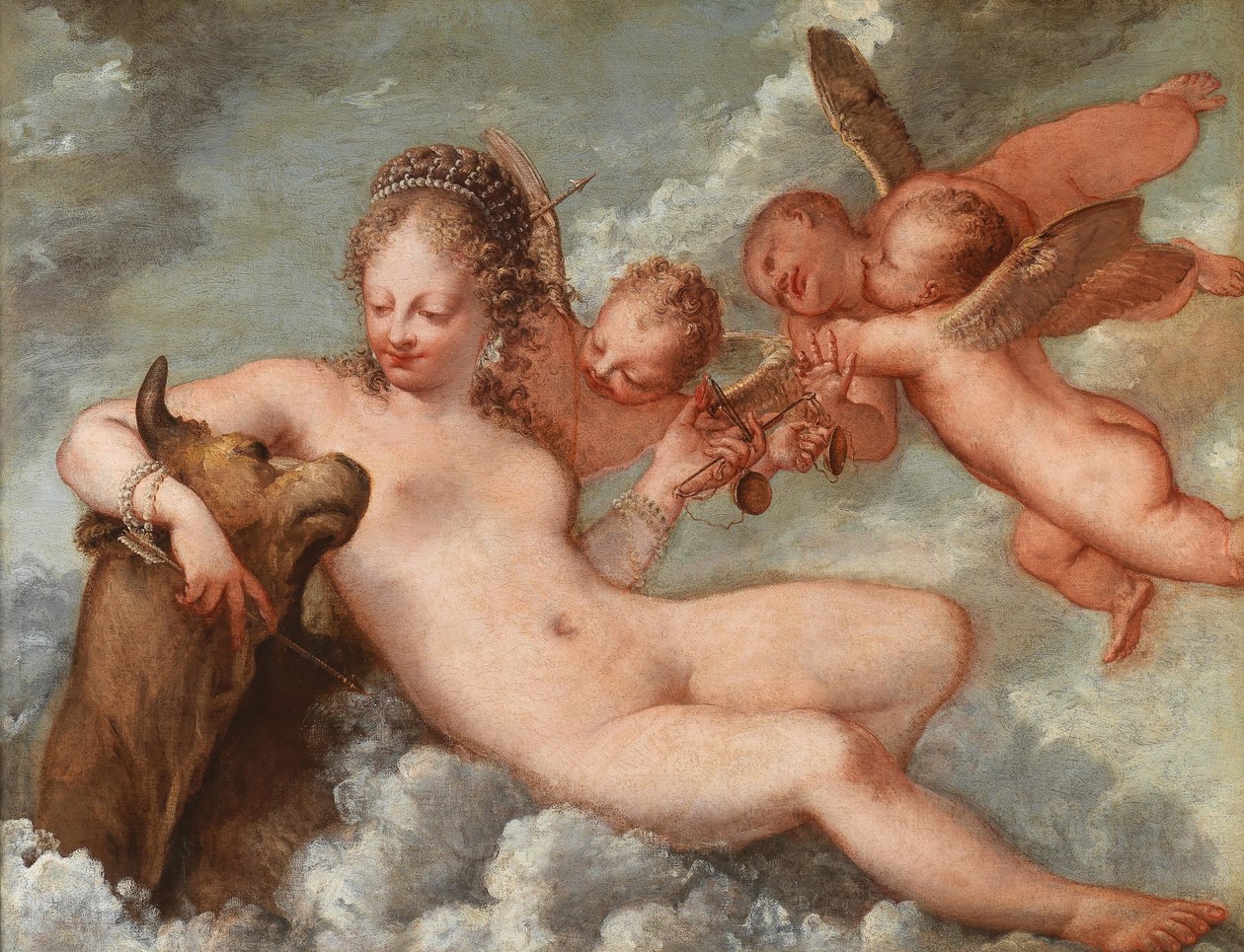 Venus mukana Vaaka ja Härkä, 1660-luku. tekijältä Pietro Liberi
