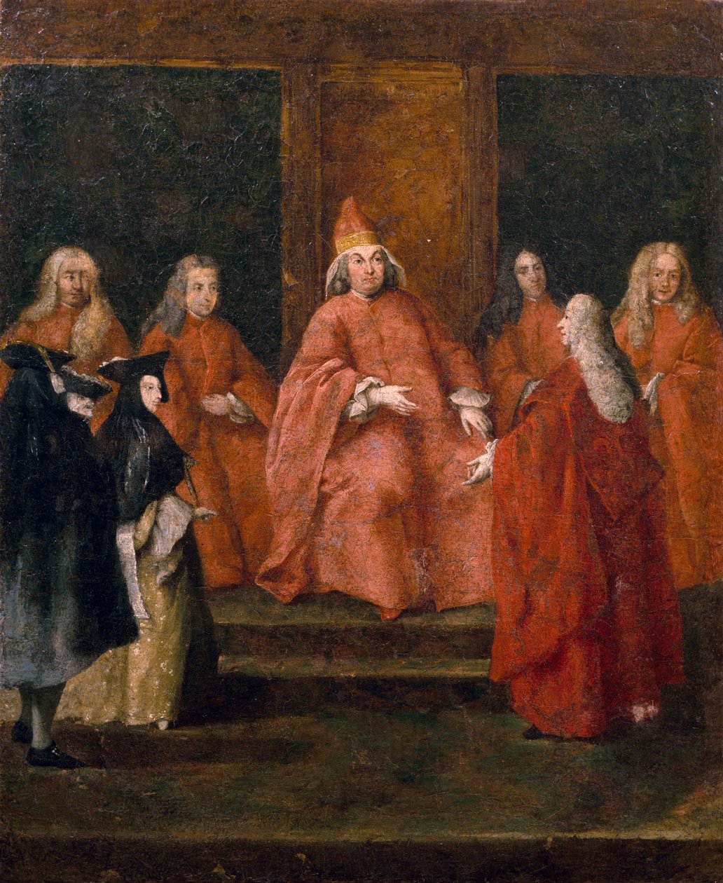 Doge Pietro Grimani, maalaus Pietro Longhi (1701-1785), öljy kankaalle, 61x50 cm tekijältä Pietro Longhi