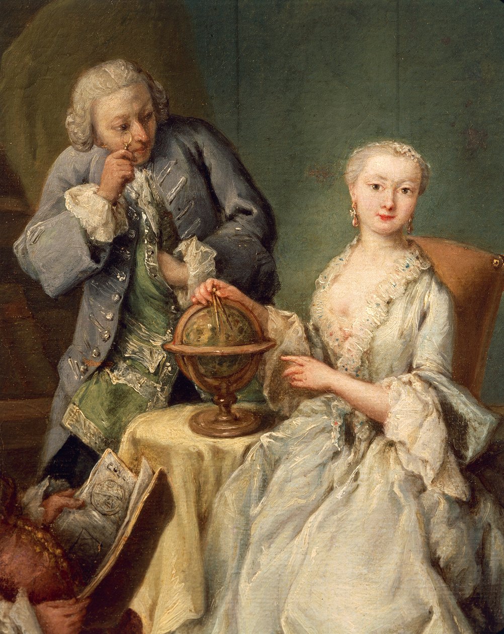 Maantiedon oppitunti tekijältä Pietro Longhi