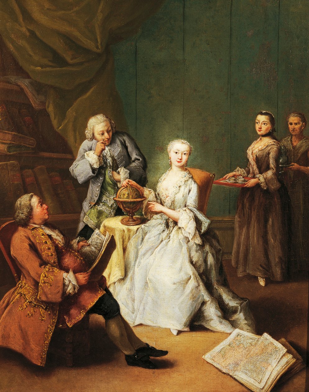 Maantiedon oppitunti tekijältä Pietro Longhi