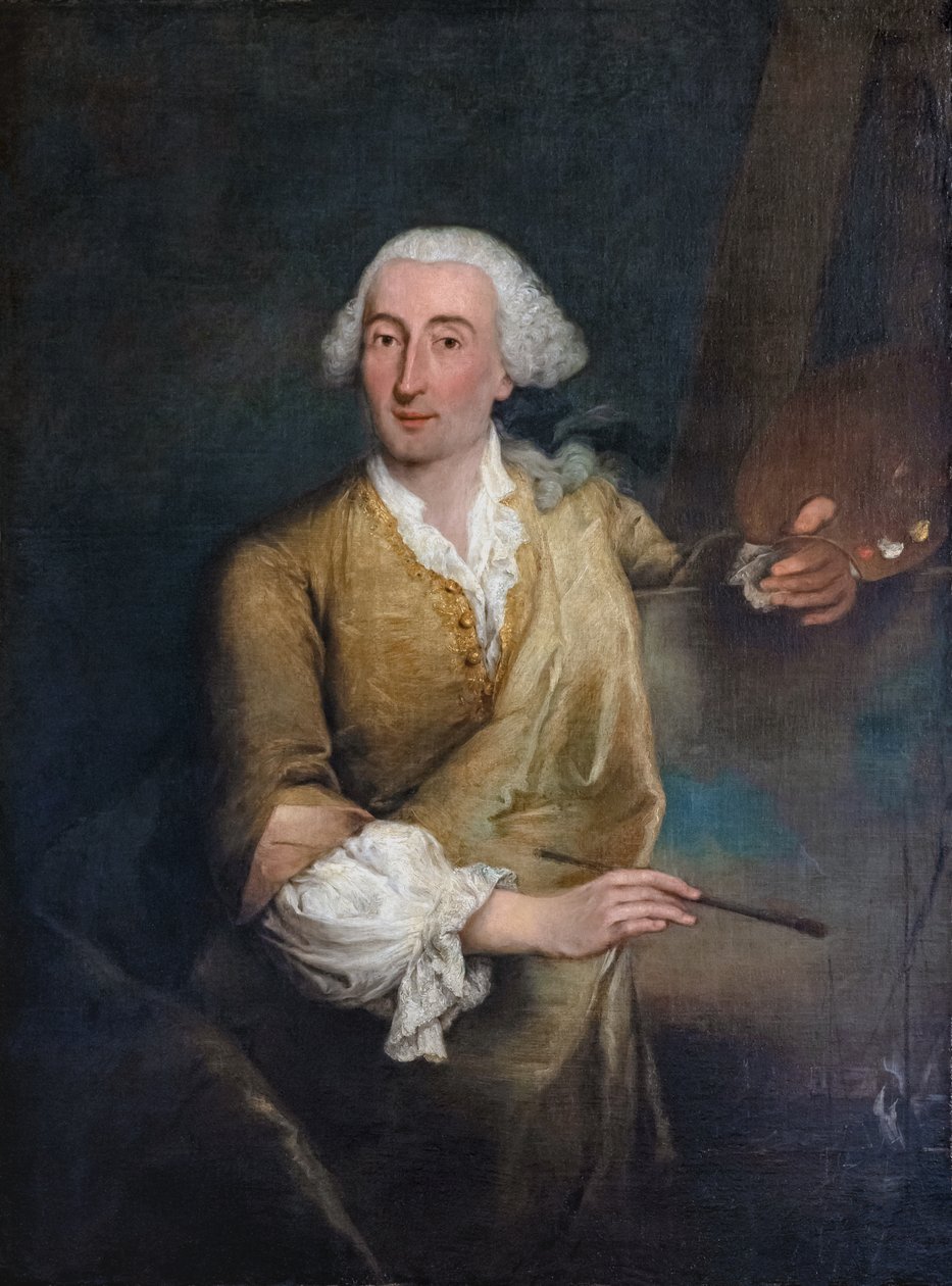 Italian: Portrait of Francesco Guardi Portrait of Francesco Guardi (Francesco Guardi) tekijältä Pietro Longhi