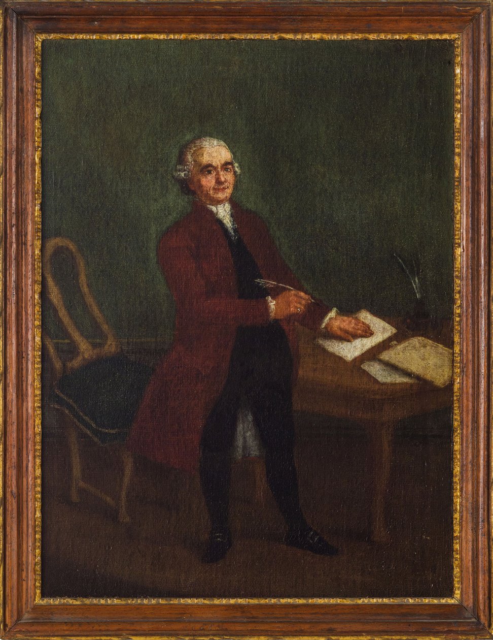 Melchiorre Cesarottin muotokuva 1730-1808, 1760-luku. tekijältä Pietro Longhi