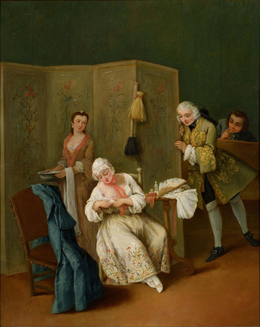Huomaamaton herrasmies tekijältä Pietro Longhi