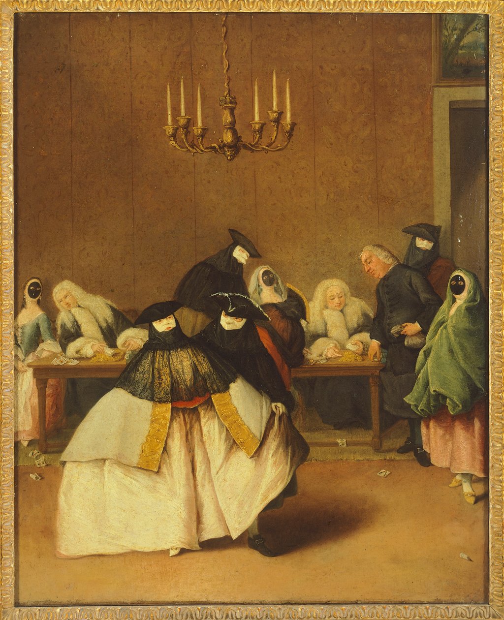 The Ridotto, Venetsialaiset naamiot, Pietro Longhi (1701-1785) tekijältä Pietro Longhi