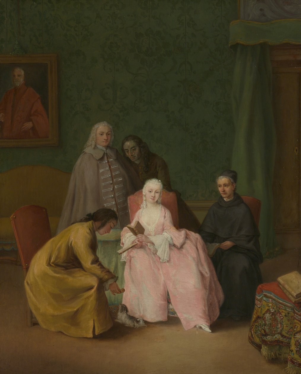 Vierailu, 1746 tekijältä Pietro Longhi