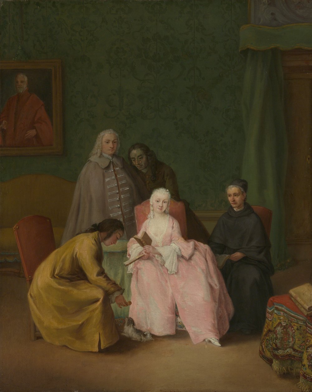 Vierailu, 1746. tekijältä Pietro Longhi