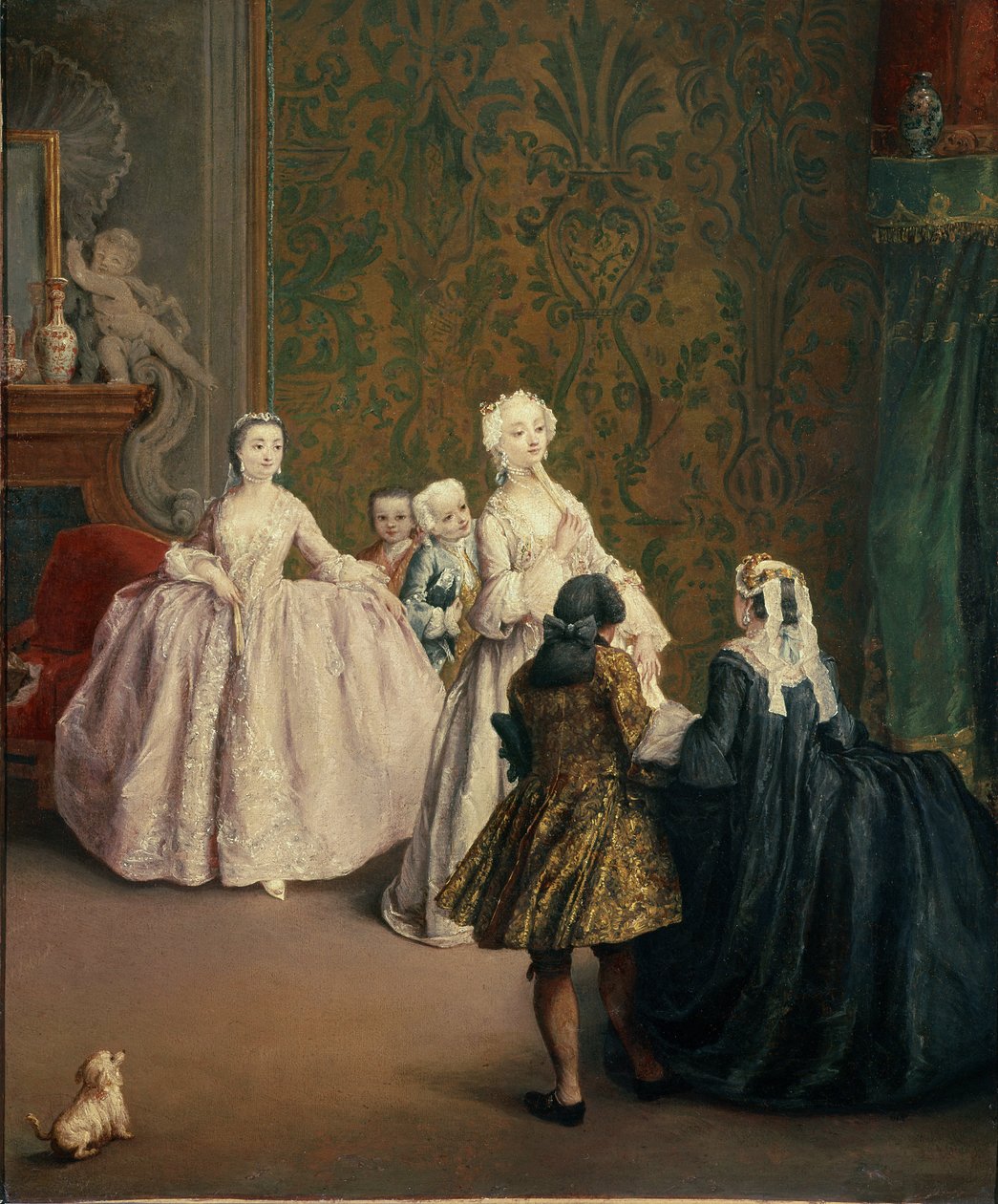Esitys (öljy kankaalle tekijältä Pietro Longhi