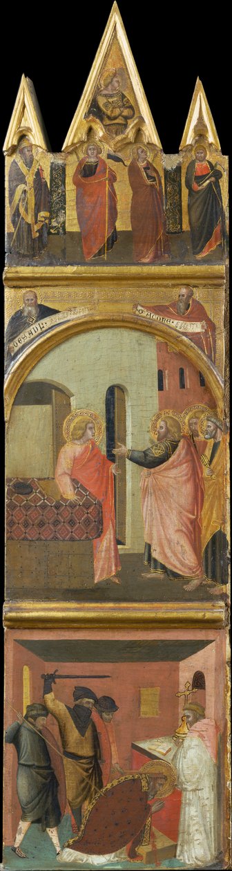 Berufung und Martyrium des Heiligen Matthäus tekijältä Pietro Lorenzetti