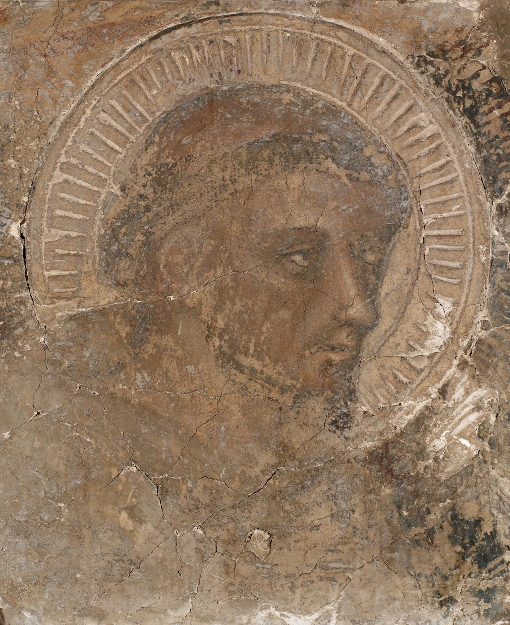 Fransiskaanin päällikkö, 1319-47. tekijältä Pietro Lorenzetti