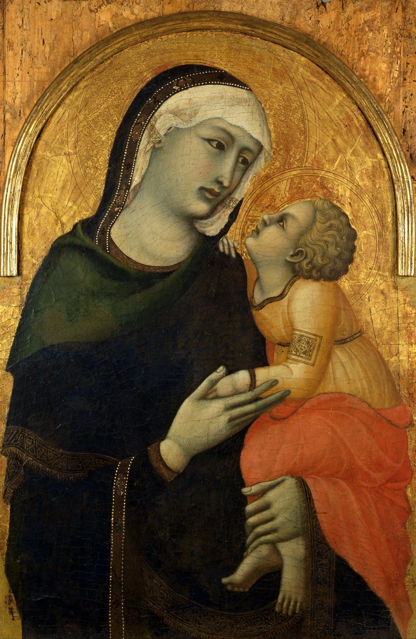 Pietro Lorenzetti - Madonna ja lapsi - Google Art Project (27822073) tekijältä Pietro Lorenzetti