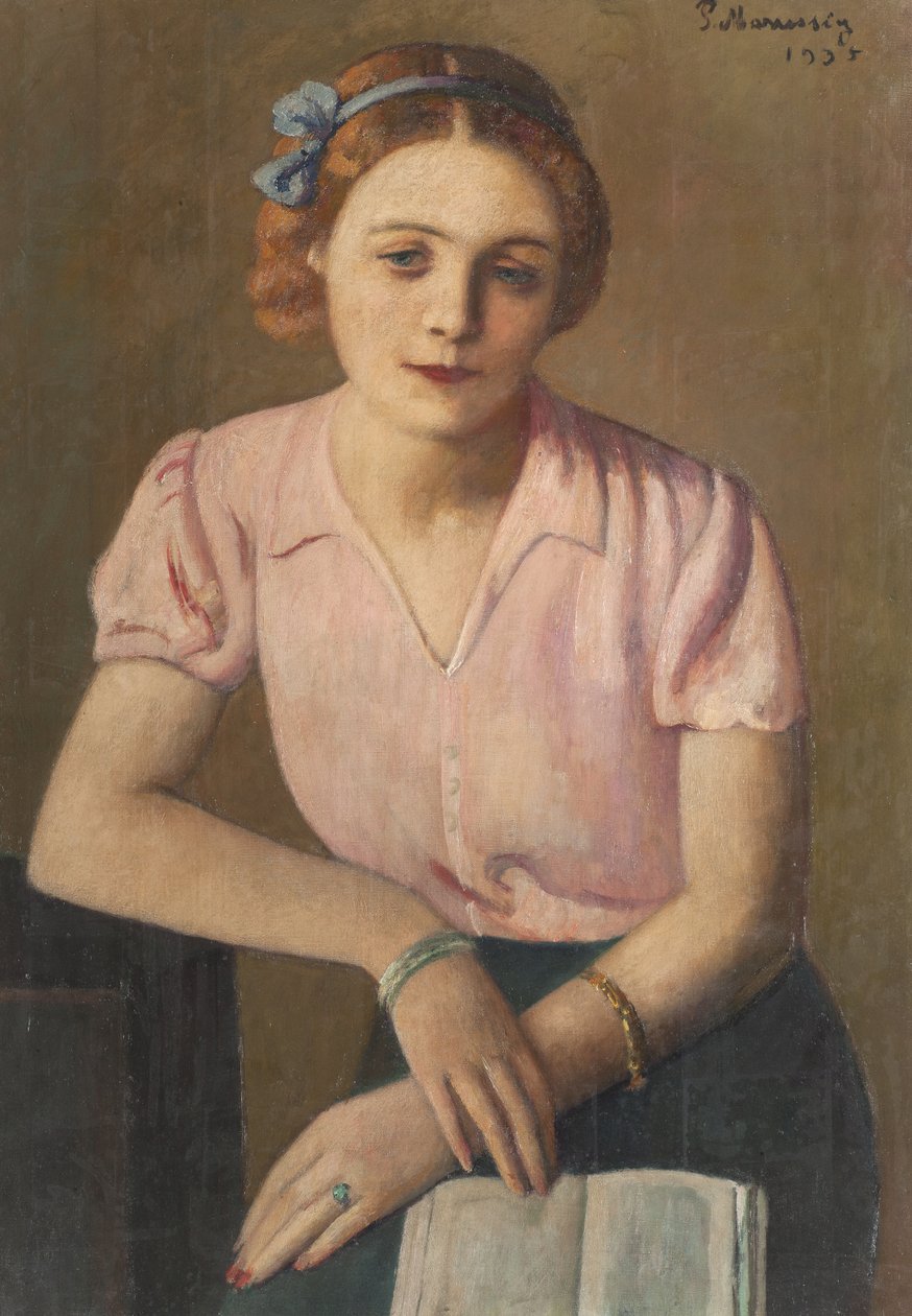 Lukija, 1935 tekijältä Pietro Marussig