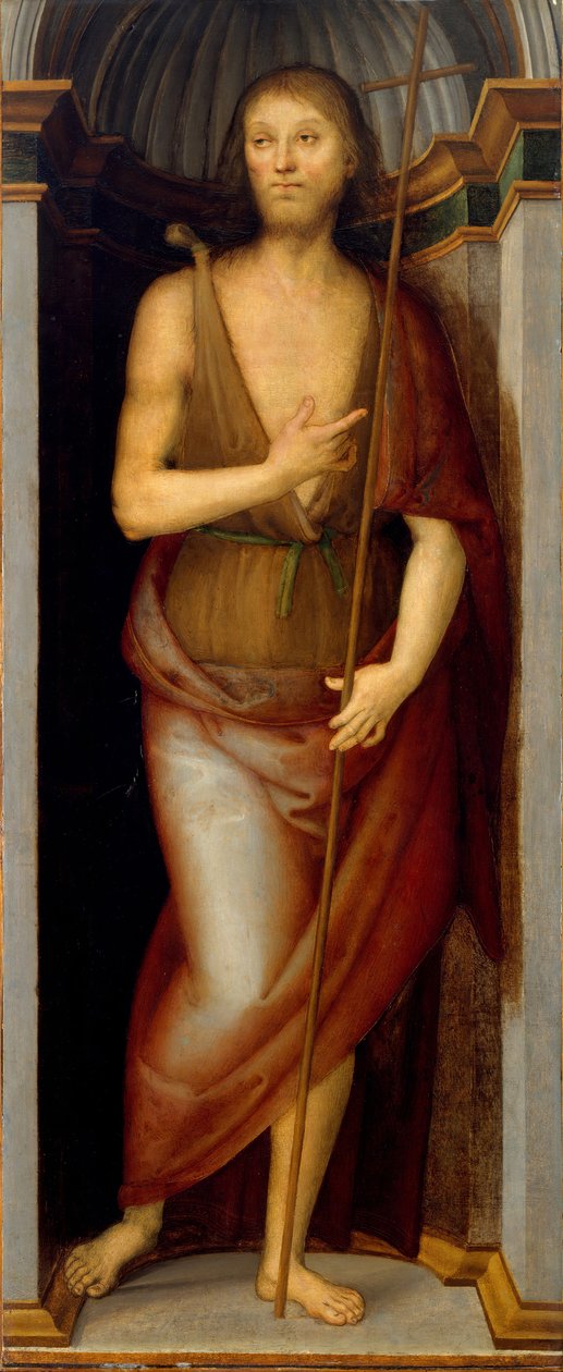 Pyhä Johannes Kastaja, Pyhä Lucy. tekijältä Pietro Perugino