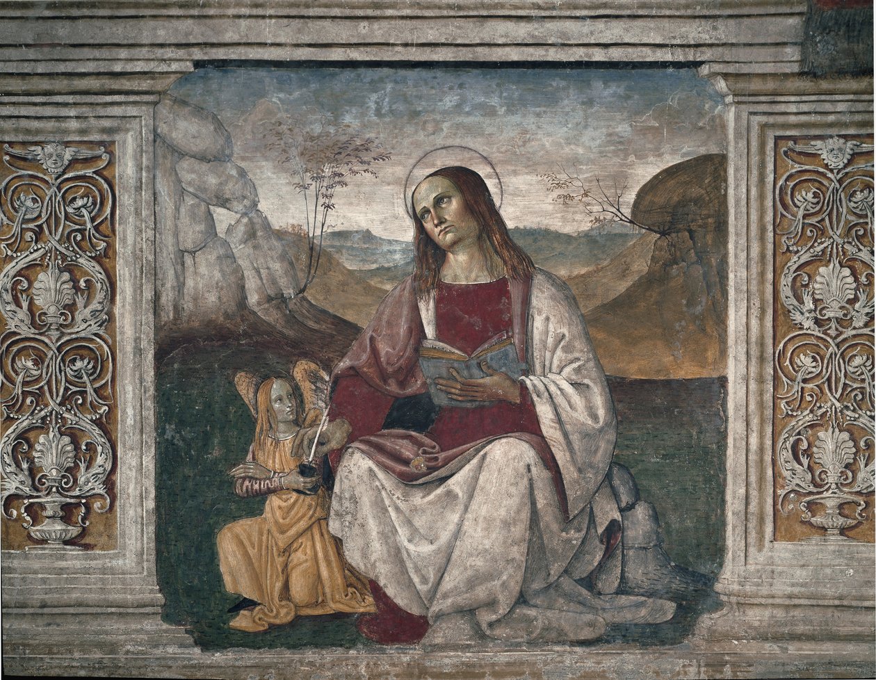 Pyhä Matteus evankelista (Fresko tekijältä Pietro Perugino