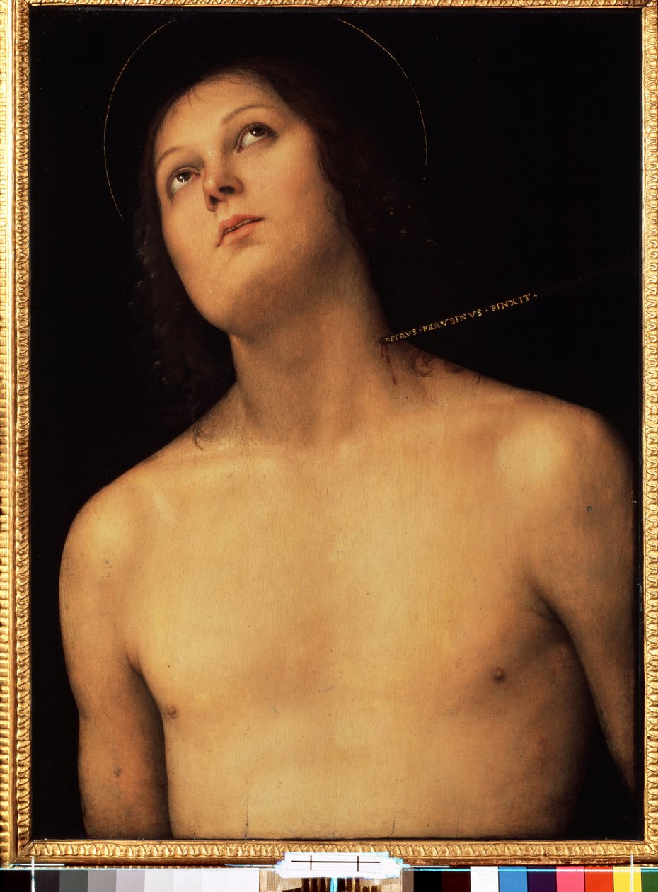 Pyhä Sebastian tekijältä Pietro Perugino