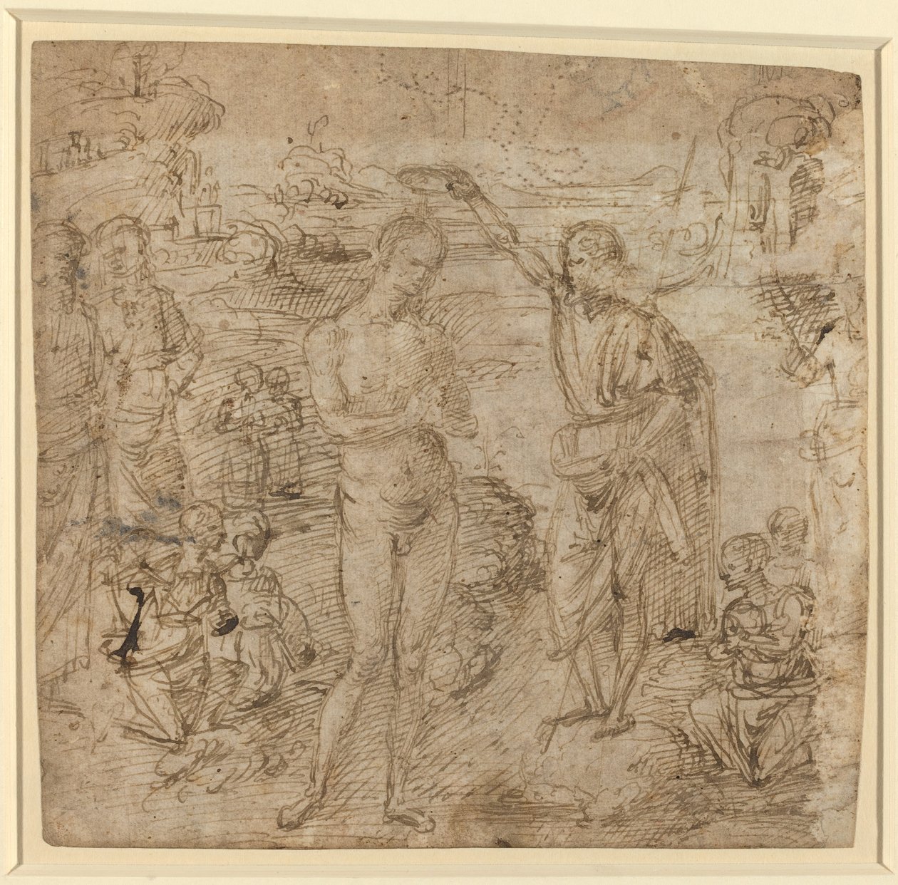 Kristuksen kaste tekijältä Pietro Perugino
