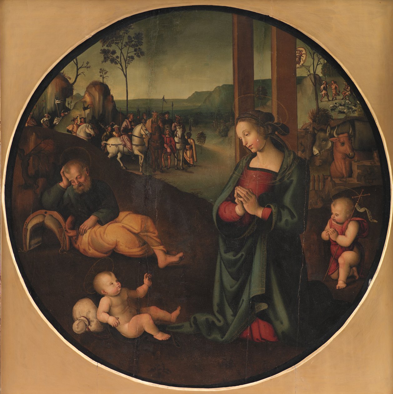 Pyhä perhe tekijältä Pietro Perugino
