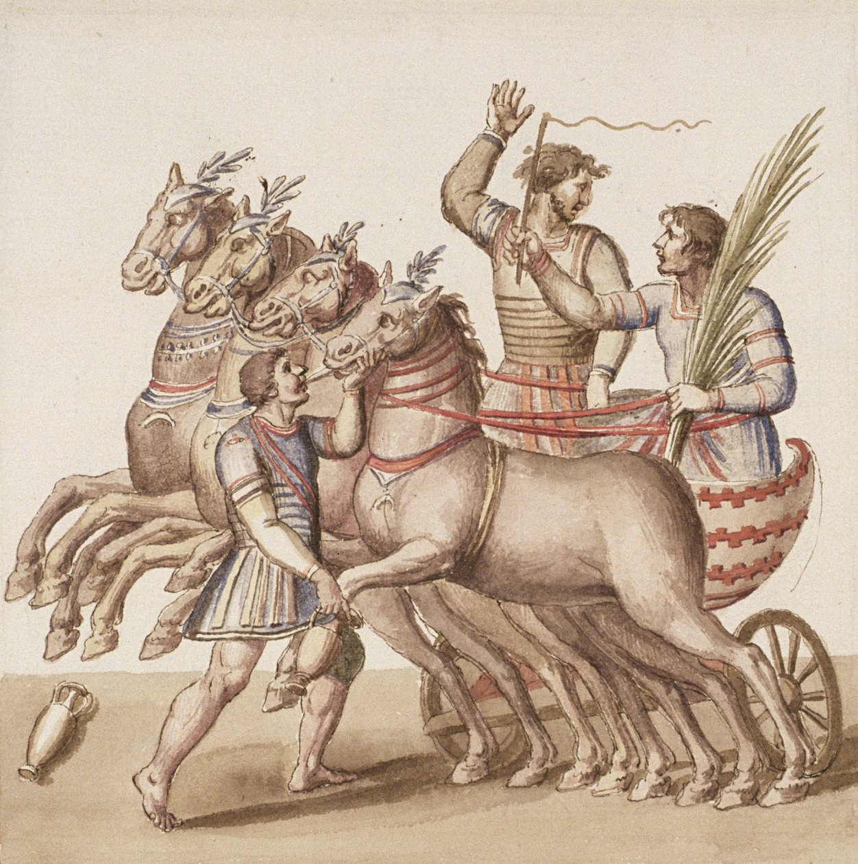 Ms Gen 1496 Kilven CXIII Gladiaattorit tekijältä Pietro Santi Bartoli