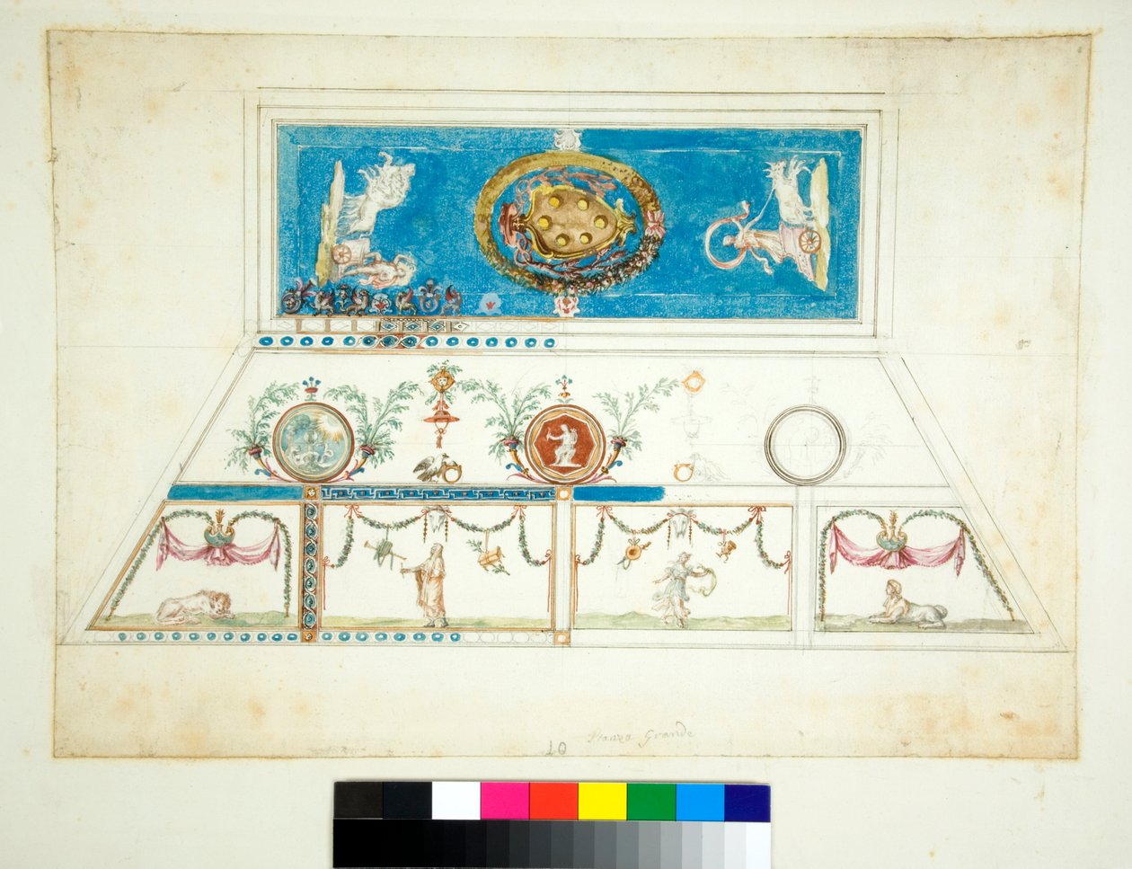 Villa Madaman holvi tekijältä Pietro Santi Bartoli