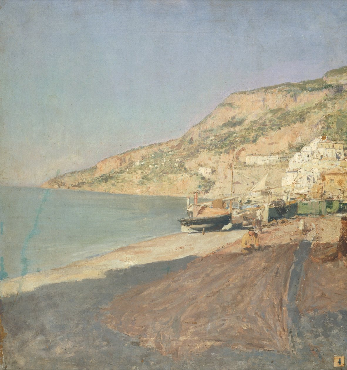 Amalfi Beach (öljy kankaalle) tekijältä Pietro Scoppetta
